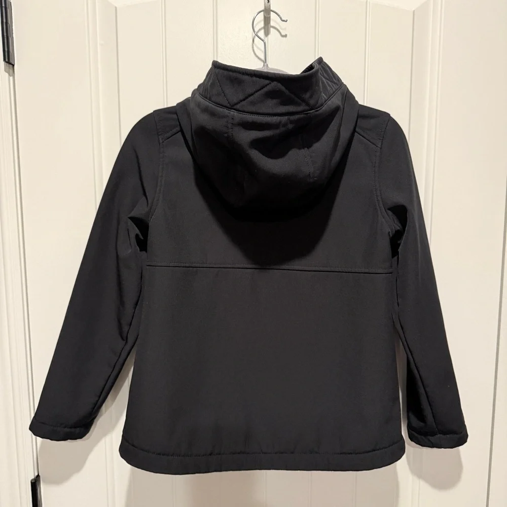 MICHAEL Michael Kors Girl Black Coat with Fur Lining